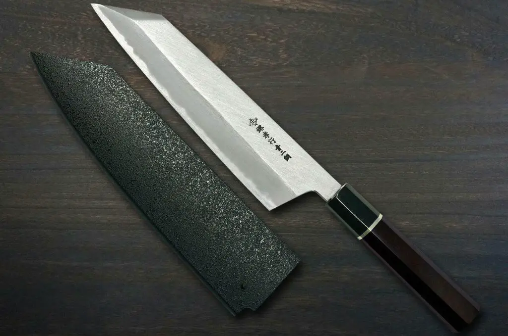Takayuki Homura Premium (Aogami 2 steel) Japanese Chef's Kengata-Gyuto Knife 225mm