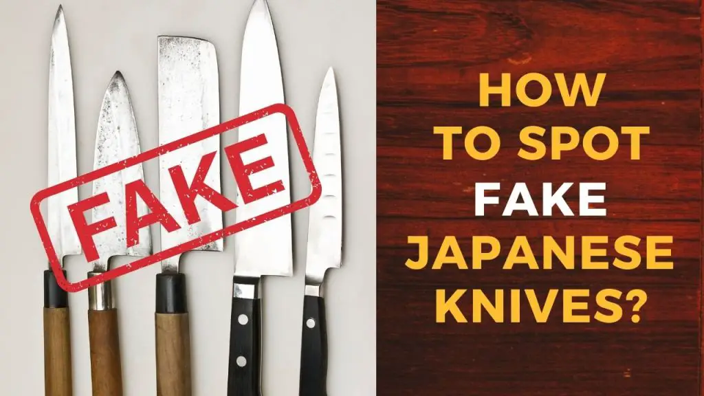 Fake Japanese knives