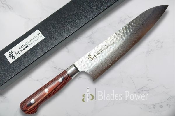 Sakai Takayuki 33-Layer VG10 Damascus Hammered Japanese Chef's Knife SET  (Gyuto-Slicer-Santoku-Vegetable-Petty120-Petty80-Kengata Gyuto-Kengata  Santoku-Kiritsuke Yanagiba)