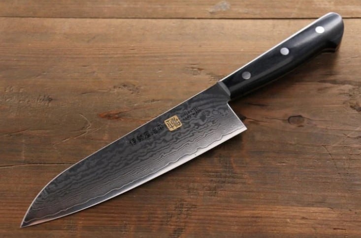 Iseya G-series 33 Layer VG-10 Damascus Santoku Knife 180mm
