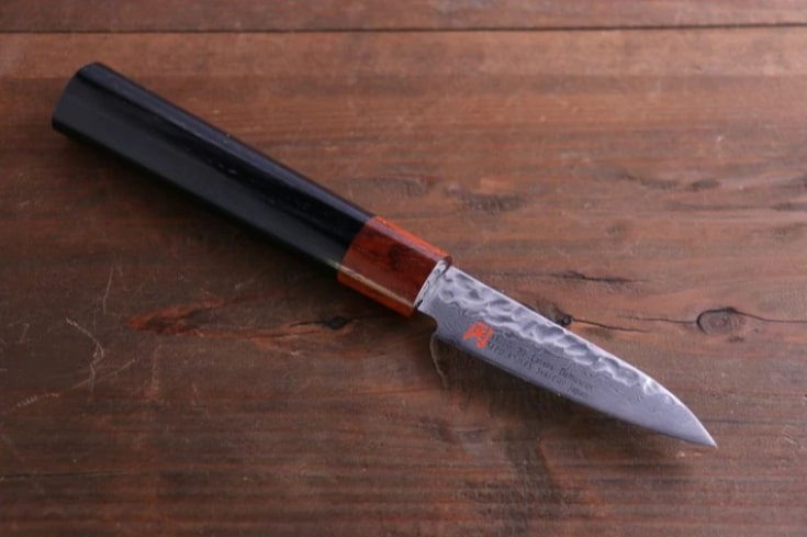 Iseya I-series 33 Layer VG-10 Damascus Hammered Japanese Chef's Paring Knife 76mm